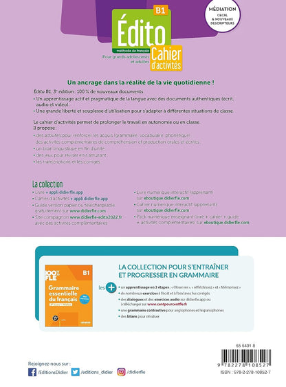 Édito B1 - édition 2024 - Cahier + didierfle.app