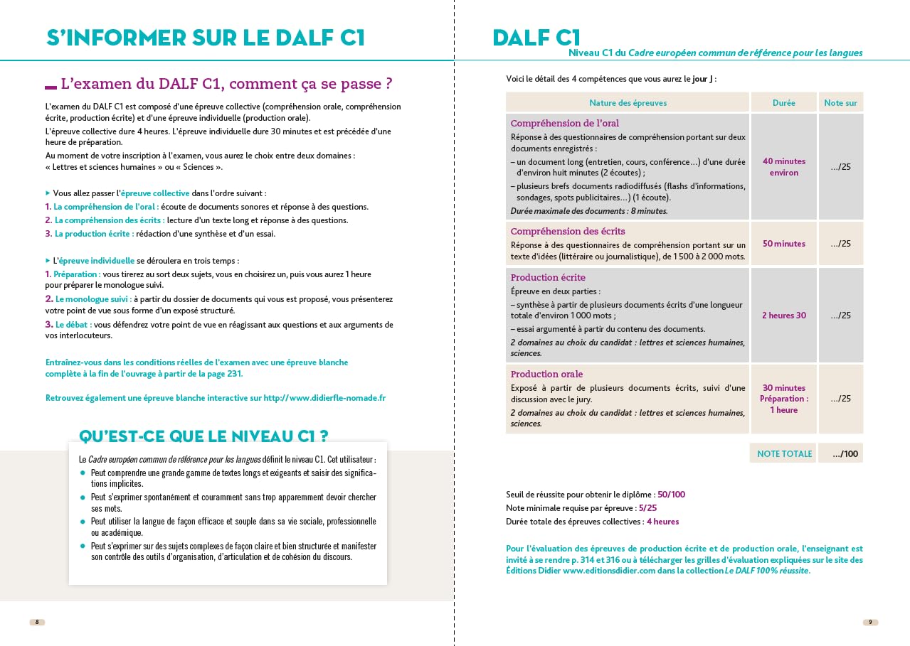 Le DALF 100% réussite C1/C2 + didierfle.app