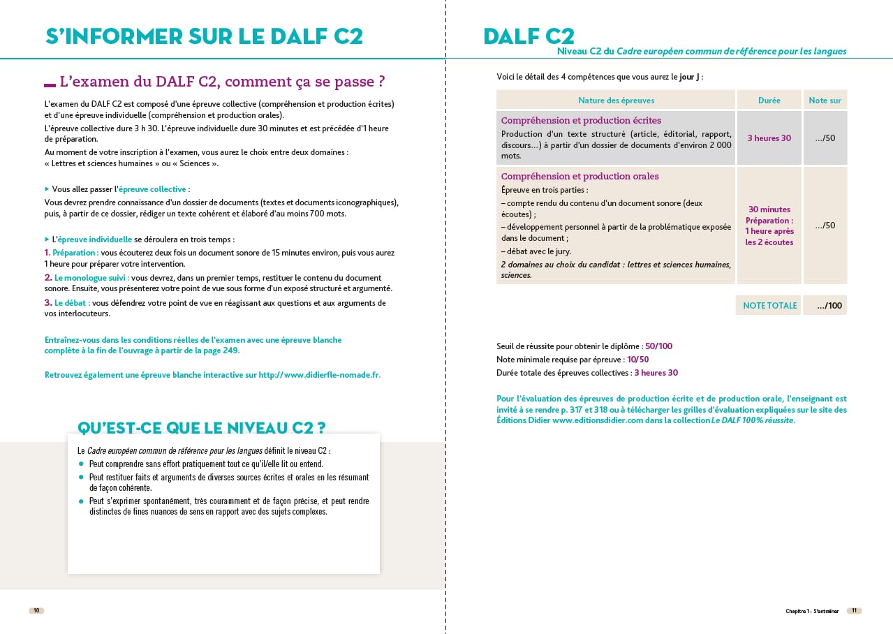 Le DALF 100% réussite C1/C2 + didierfle.app
