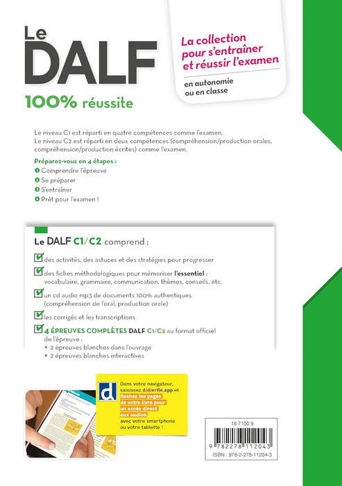 Le DALF 100% réussite C1/C2 + didierfle.app