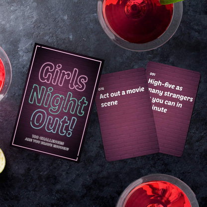 Gift Republic Girls Night Out Challenges, Multicolor, 7 x 11 x 4 cm