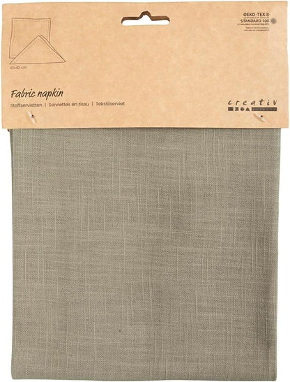 Creativ Company - Stoffen Servet Dusty Groen 42x42cm