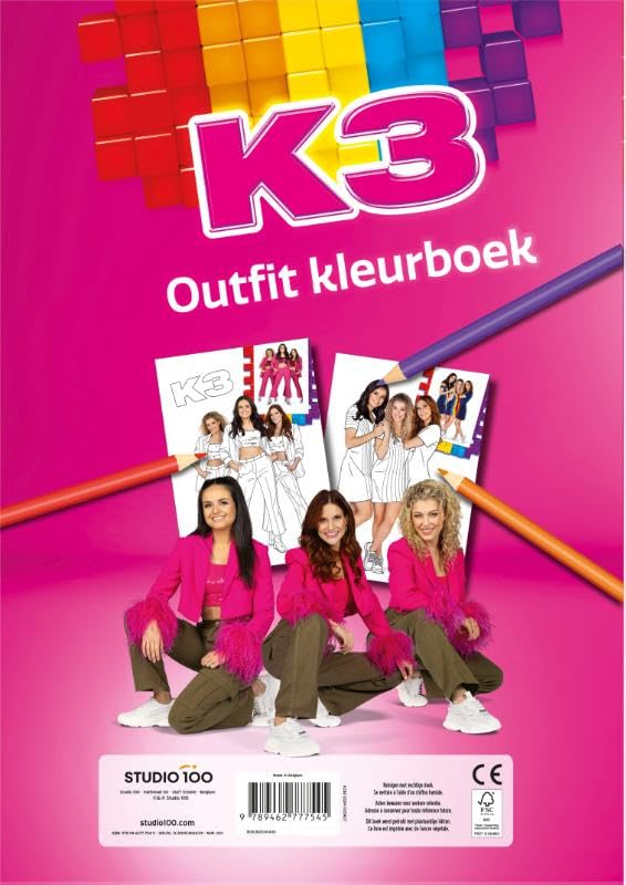 K3 : kleurboek - Outfit kleurboek