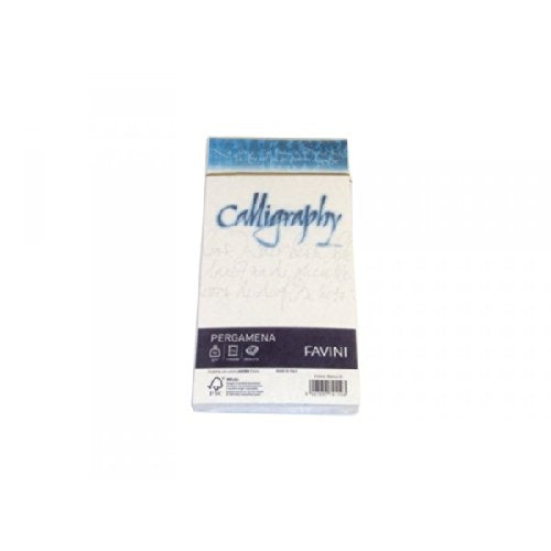 Buste Favini Callig.Pergamena 11X22 Bianco 01 Gr.90 25Pz