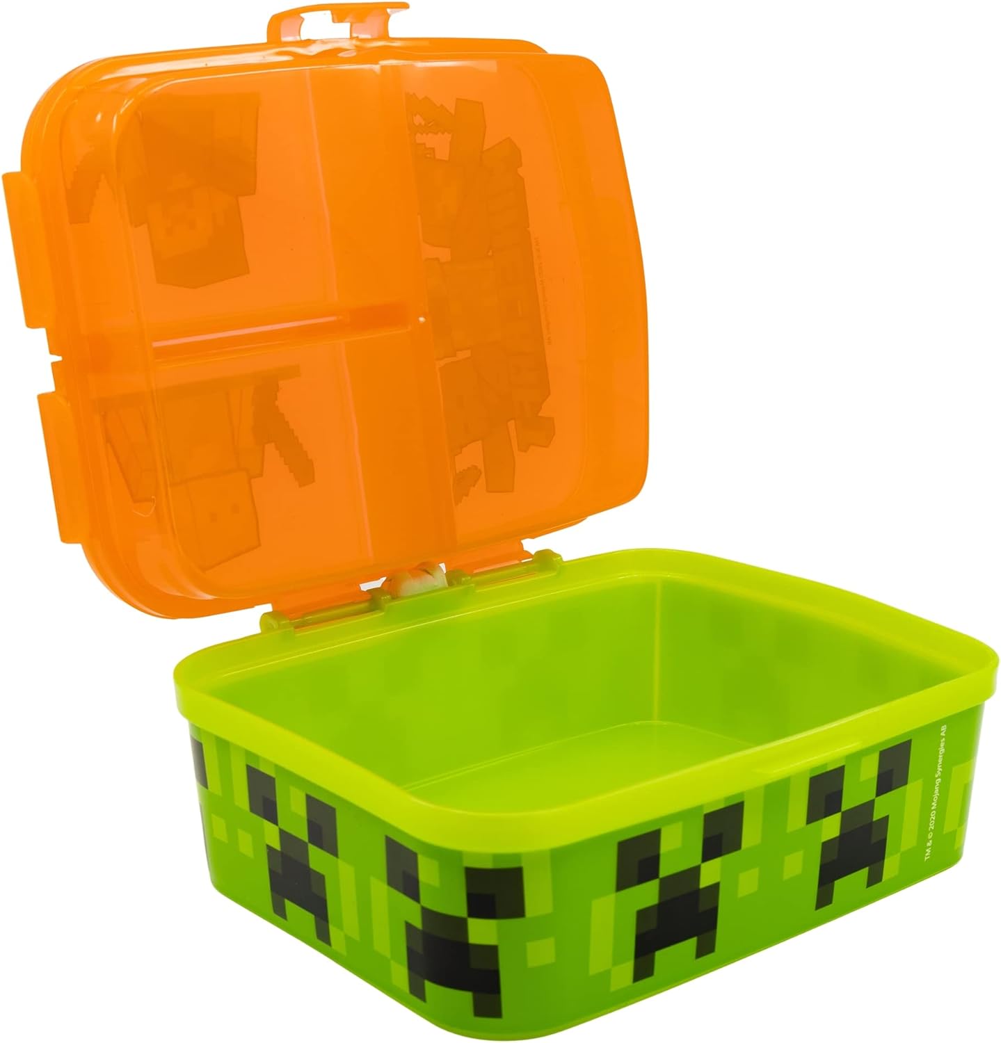 Minecraft: Lunchbox met 3 extra aparte vakken