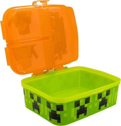 Minecraft: Lunchbox met 3 extra aparte vakken