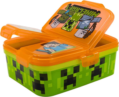 Minecraft: Lunchbox met 3 extra aparte vakken