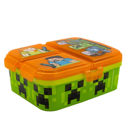 Minecraft: Lunchbox met 3 extra aparte vakken