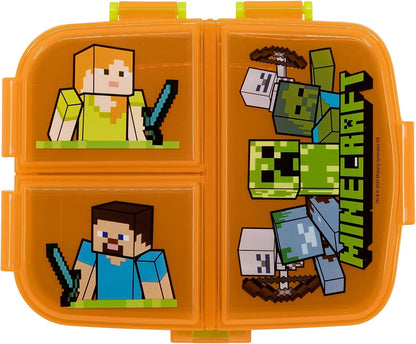Minecraft: Lunchbox met 3 extra aparte vakken