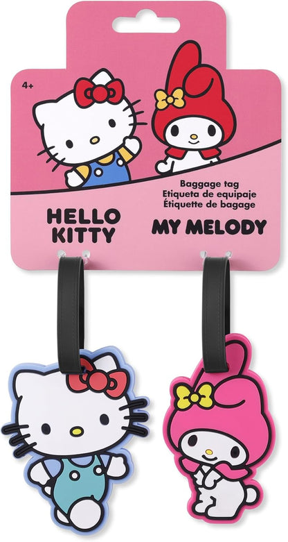 Hello Kitty & My Melody Gepäckanhänger, 2 Stück
