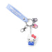 Hello Kitty 3D Rubber Charm Keychain