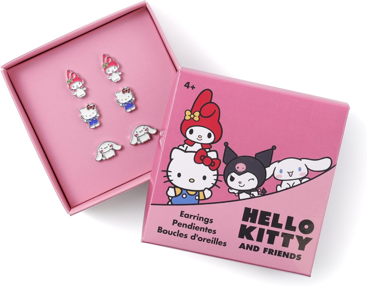 Hello Kitty Girls Mix-and-Match Assorted Stud Earring Set