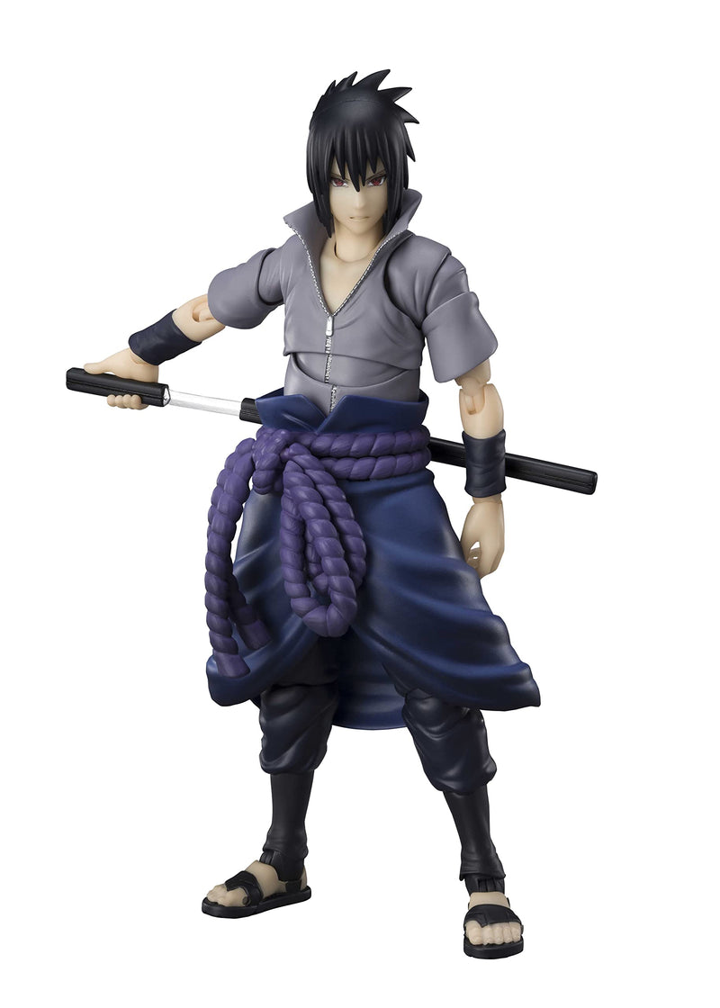 TAMASHII NATIONS - Naruto Shippuden - Sasuke Uchiha -He Who Bears All Hatred- (Reissue), Bandai Spirits S.H.Figuarts Action Figure