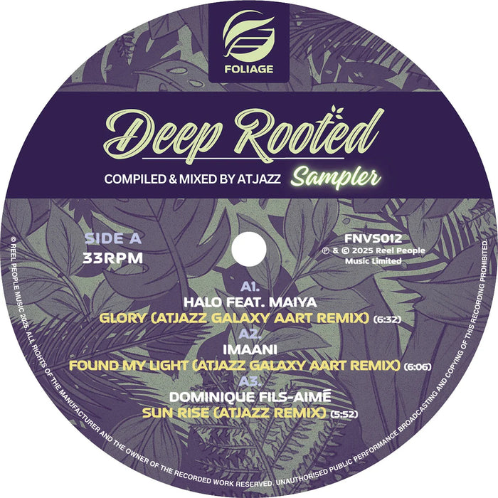 Deep Rooted (Compiled and Mixed By Atjazz) - Vinyl Sampler