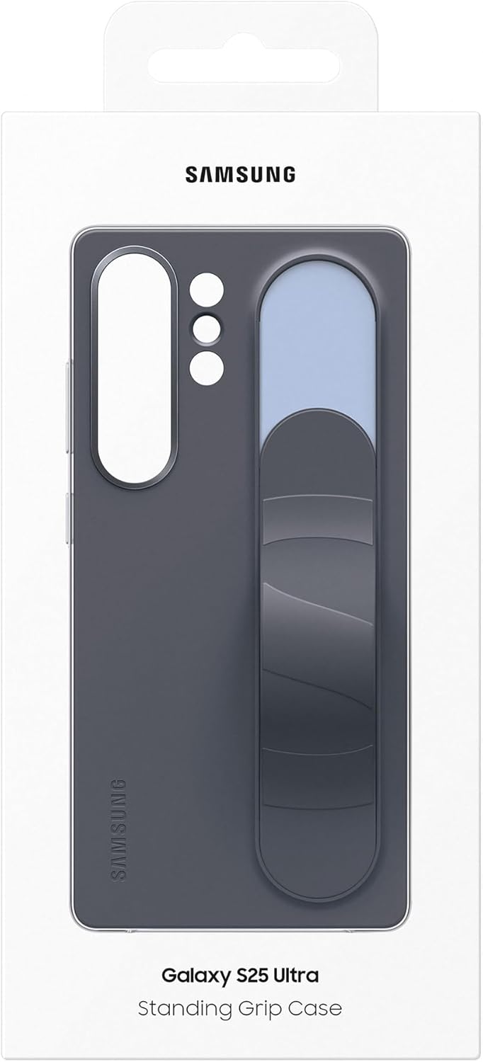 Samsung Galaxy Official Standing Grip Case for Galaxy S25 Ultra, Black