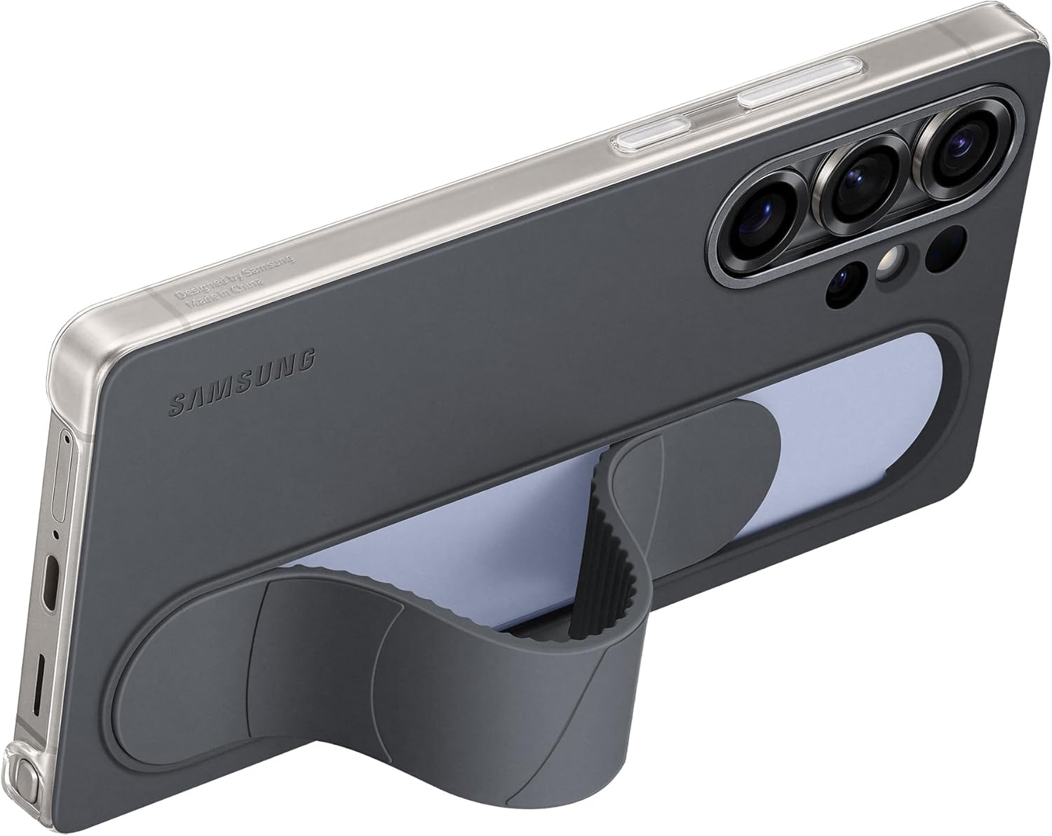 Samsung Galaxy Official Standing Grip Case for Galaxy S25 Ultra, Black