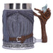 Nemesis Now Lord of the Rings Gandalf The Grey Tankard 15,5 cm, hars, grijs, officieel gelicentieerde Lord of the Rings merchandise, gegoten in de fijnste hars, vakkundig handgeschilderd