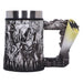 Nemesis Now Batman Super Villains - Jarra de cerveza con diseño de cómic, resina, color negro, taza de cerveza oficial de DC Batman, inserto extraíble de acero inoxidable, fundido en la mejor resina