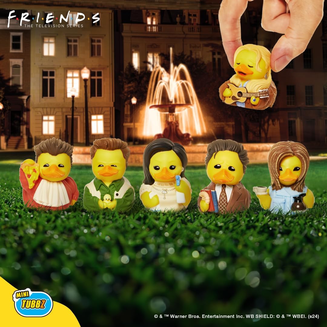 TUBBZ Mini: Friends - Ross Geller Figura Mini Coleccionable de Pato de Goma Disfrazado