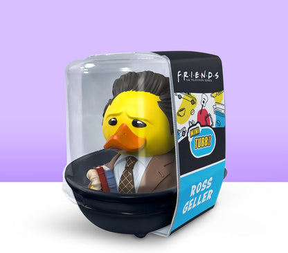 TUBBZ Mini: Friends - Ross Geller Figura Mini Coleccionable de Pato de Goma Disfrazado