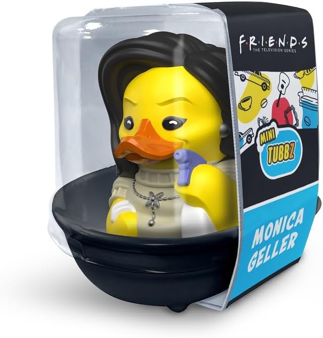TUBBZ Mini Monica Geller Collectible Vinyl Rubber Duck Figure - Official Friends Merchandise - Retro Comedy Movies & TV