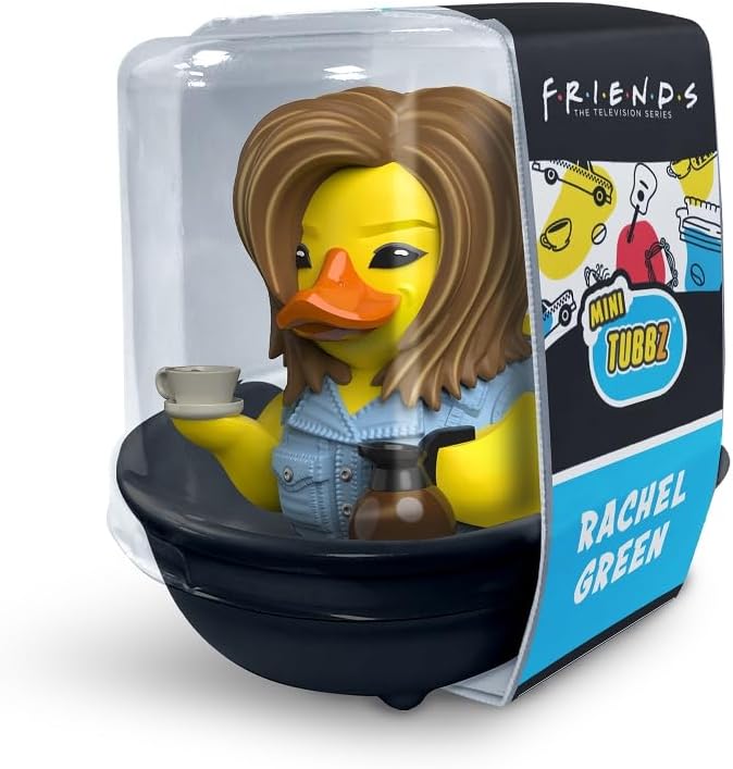 TUBBZ Mini Rachel Green Collectible Vinyl Rubber Duck Figure - Official Friends Merchandise - Retro Comedy Movies & TV