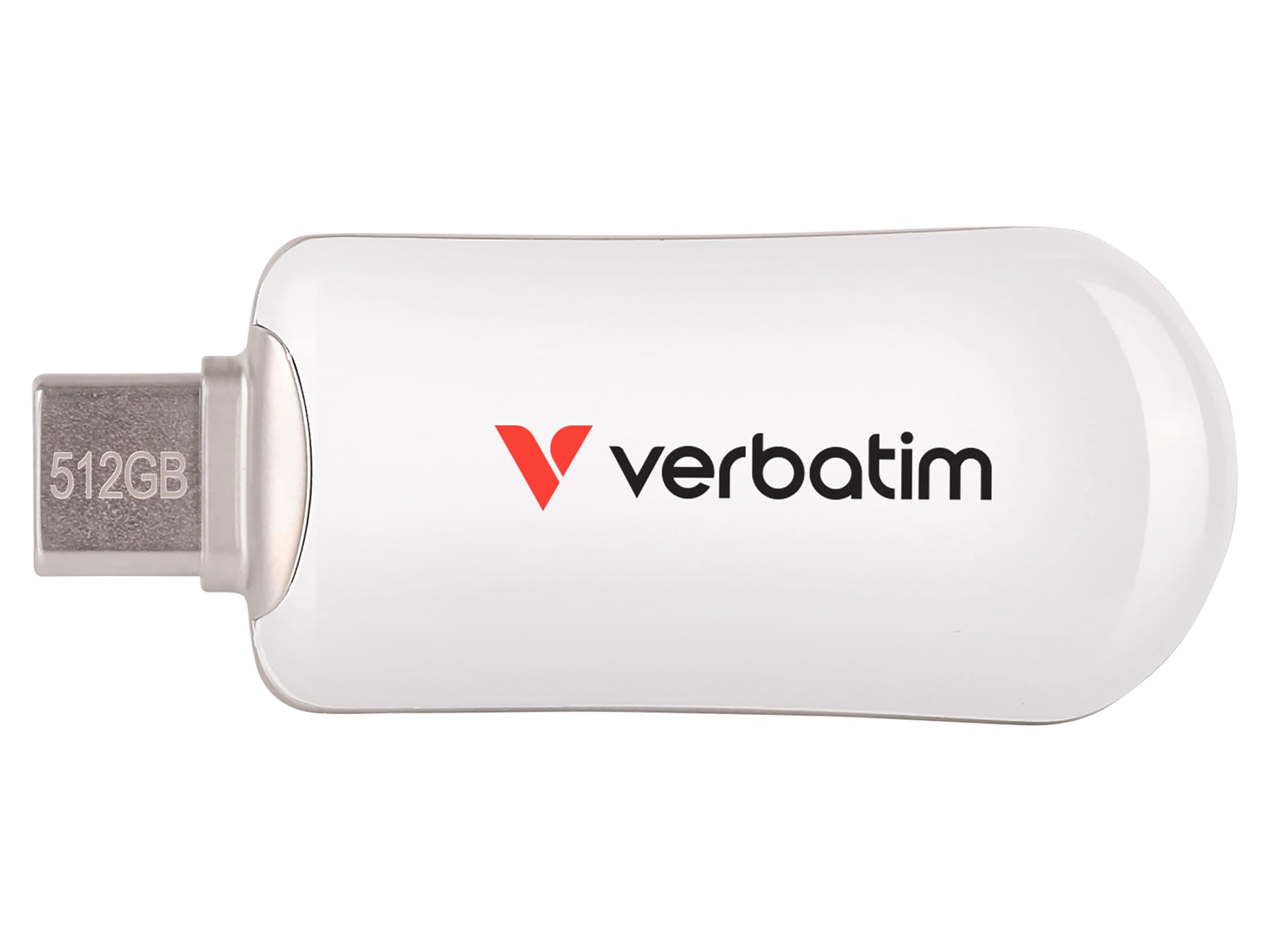 Verbatim Plectra White 512GB USB-C Flash Drive 30231