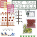Busch - 1/87 Balkon-set H0