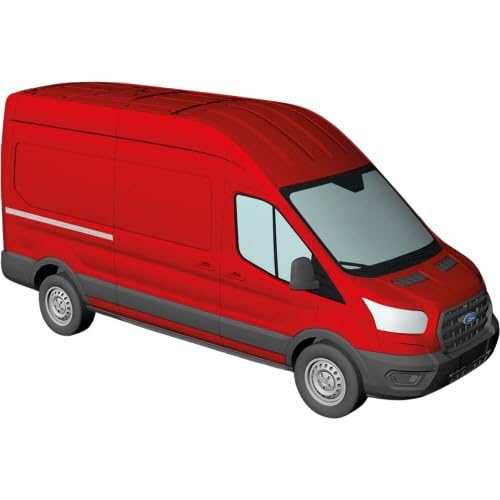 54500 H0 Ford Transit bestelwagen, rood