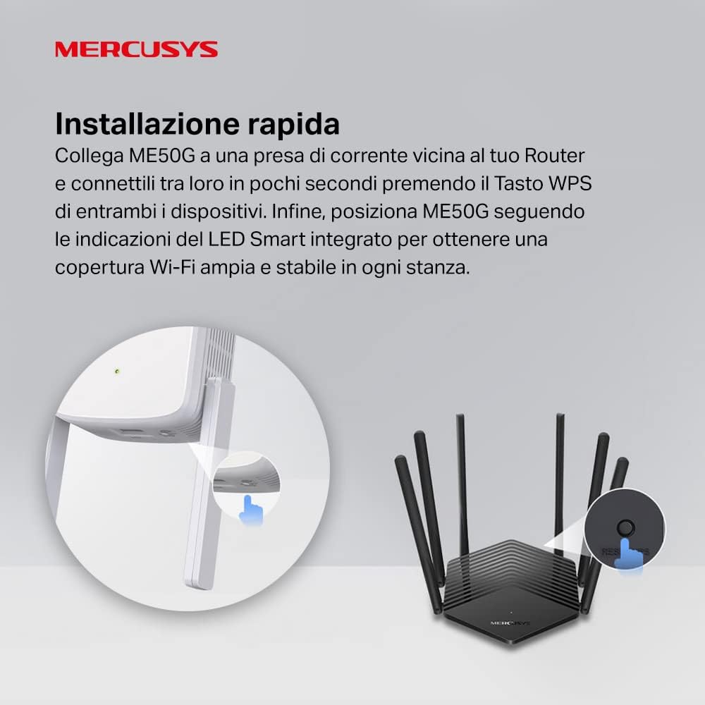 Ac1900Mbps Wi-Fi Range Extender