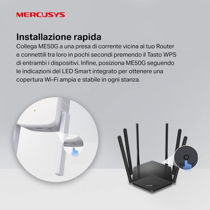Ac1900Mbps Wi-Fi Range Extender