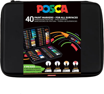 Set Of Felt Tip Pens Posca Multicolour