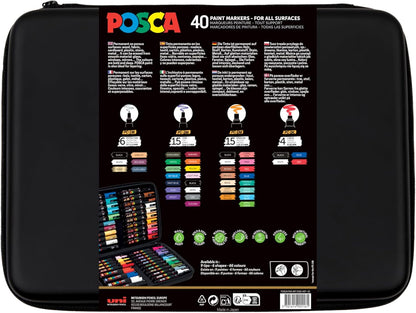 Set Of Felt Tip Pens Posca Multicolour