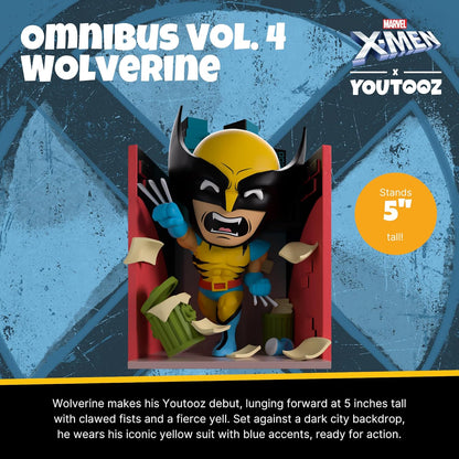 Youtooz X-Men Omnibus Vol. 4 Wolverine 5" Vinyl Figure, Collectible Wolverine from X-Men Collection