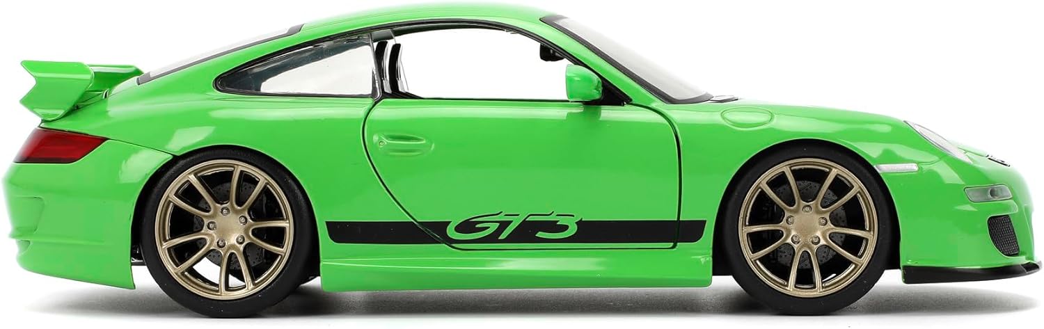 JADA Fast & Furious Fast X Brian's Porsche 911 GT3 RS 1:24 Die-cast Car, Toys for Kids and Adults