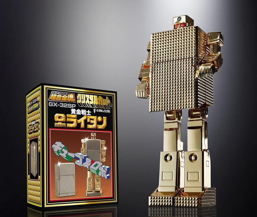 TAMASHII NATIONS - Goldlightan The Golden Warrior - GX-32SP Gold Lightan The Golden Warrior Chogokin 50th ver., Bandai Spirits Soul of Chogokin Figure