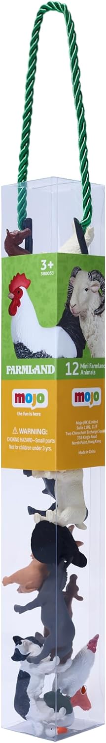 MOJO Farmland Mini boerderijdieren 12st 380053