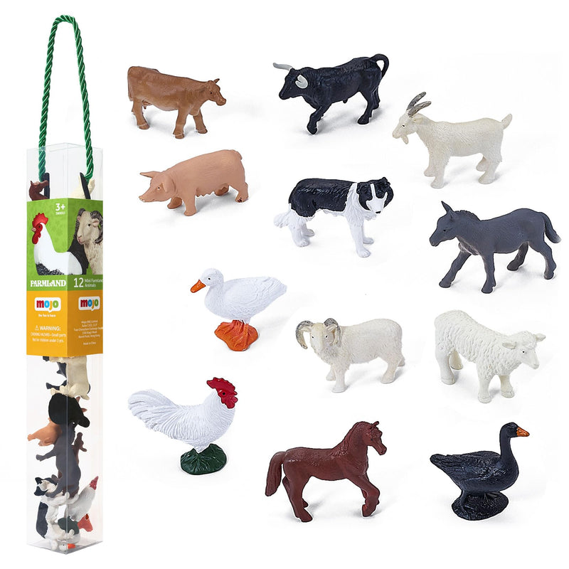 MOJO Farmland Mini boerderijdieren 12st 380053