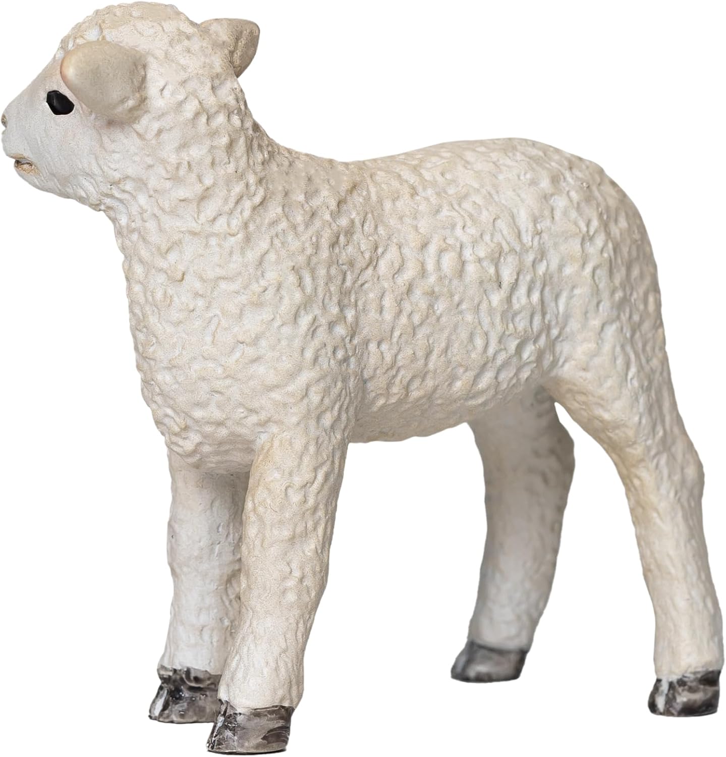 MOJO Romney Sheep Lamb Standing Farmlife Farmland Wildlife Animal Model Farm Cute Toy Figure for Play and Collection