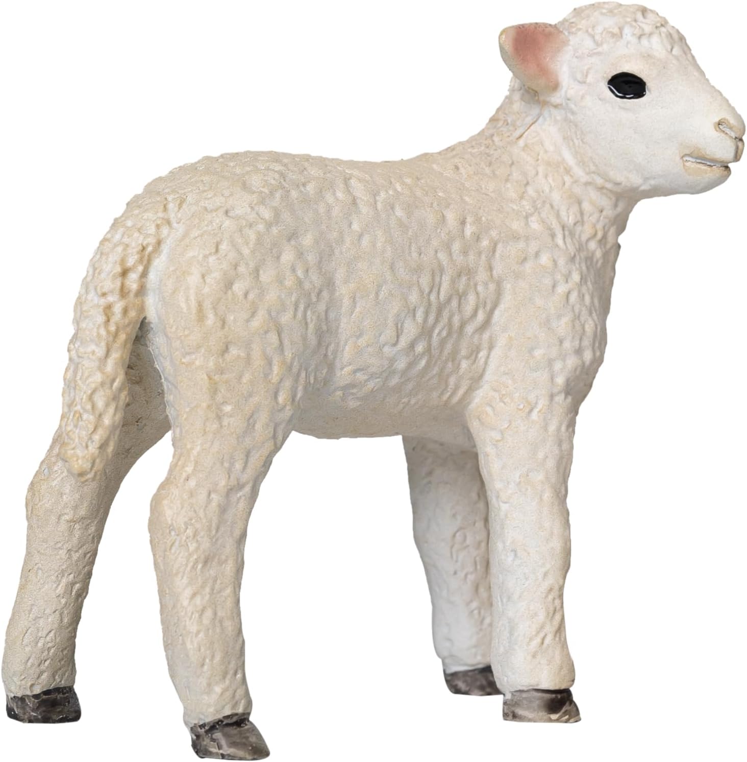 MOJO Romney Sheep Lamb Standing Farmlife Farmland Wildlife Animal Model Farm Cute Toy Figure for Play and Collection