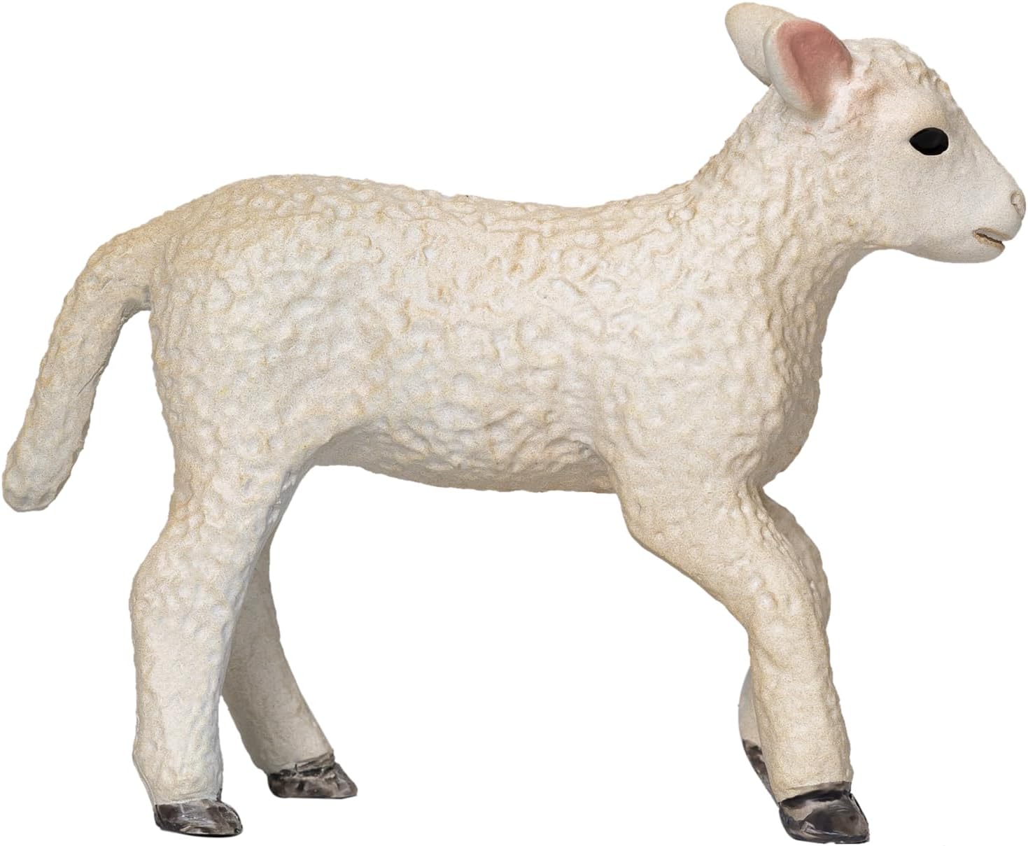 MOJO Romney Sheep Lamb Running Farmlife Farmland Wildlife Animal Model Farm Cute Toy Figure for Play and Collection