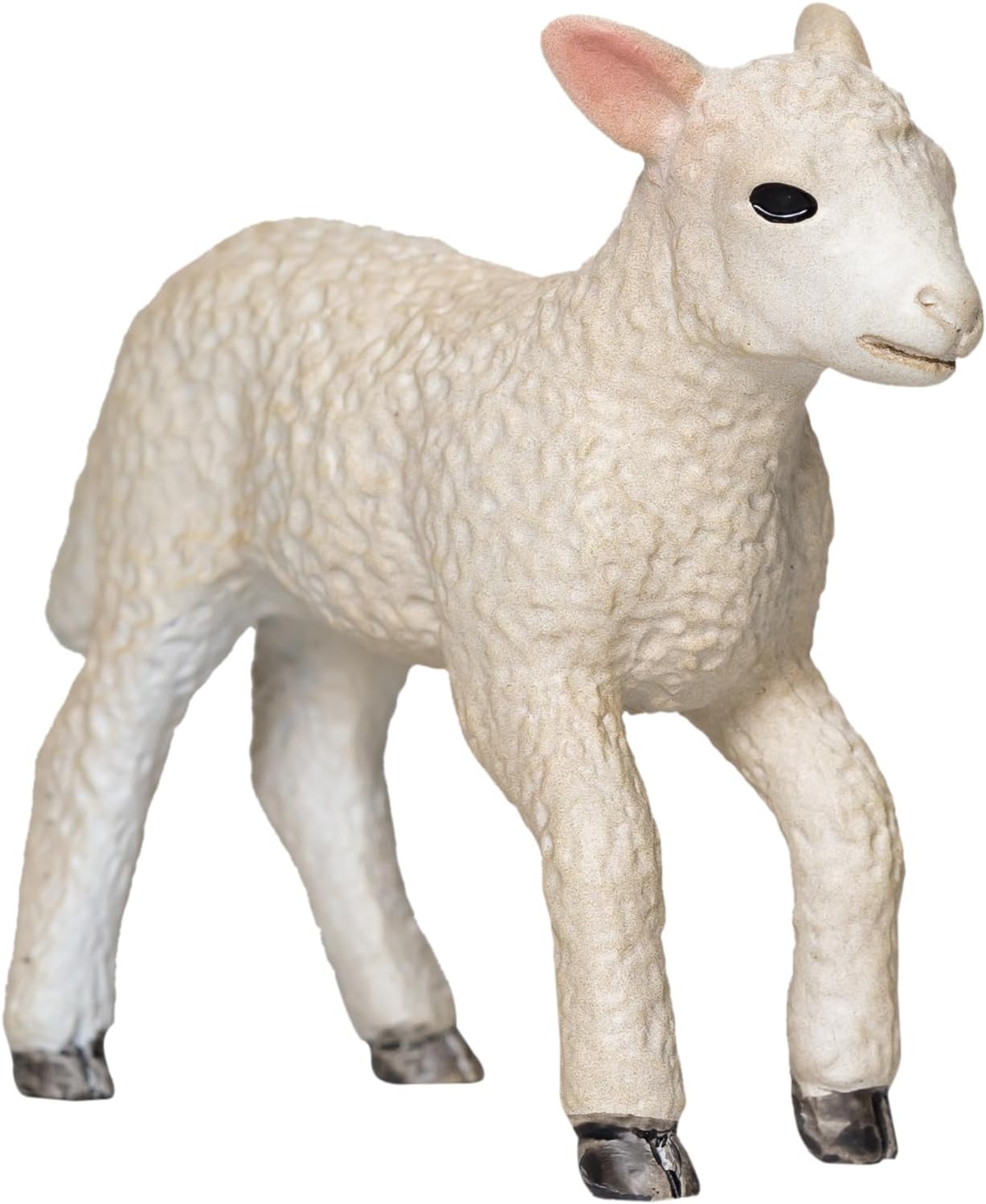 MOJO Romney Sheep Lamb Running Farmlife Farmland Wildlife Animal Model Farm Cute Toy Figure for Play and Collection