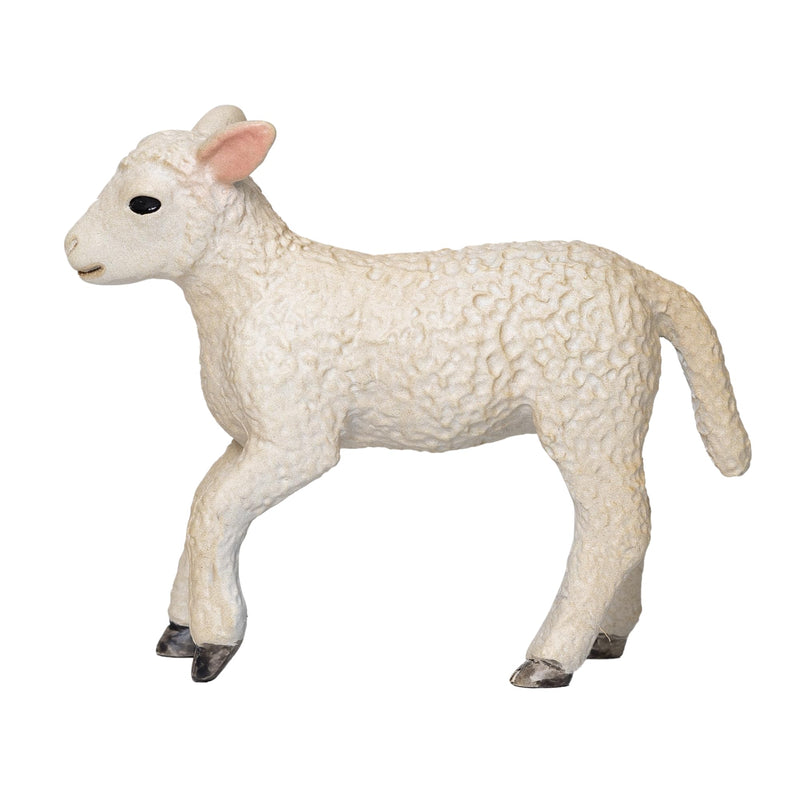 MOJO Romney Sheep Lamb Running Farmlife Farmland Wildlife Animal Model Farm Cute Toy Figure for Play and Collection