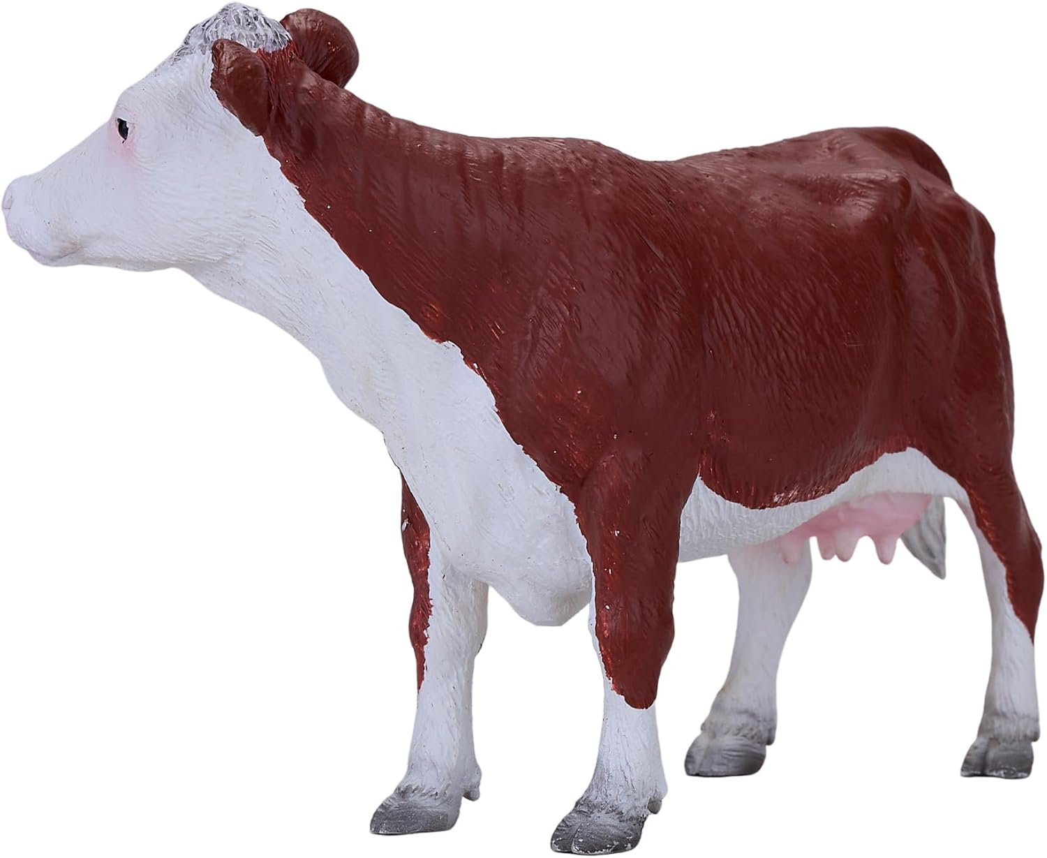MOJO – Hereford Cow | Hand-Painted Toy Figure | Farm Animals Collection | True to Life & Highly Detailed | Designed in UK