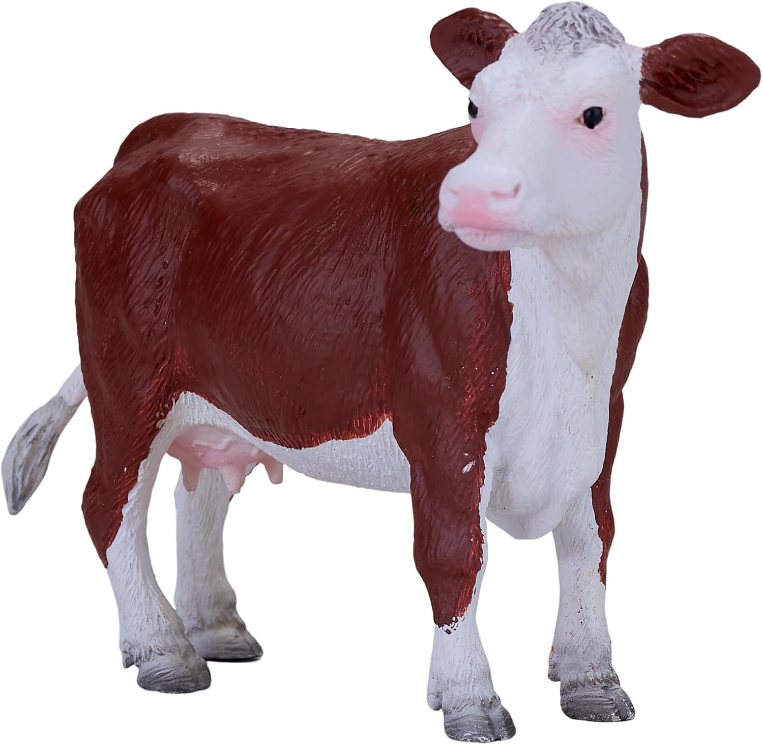MOJO – Hereford Cow | Hand-Painted Toy Figure | Farm Animals Collection | True to Life & Highly Detailed | Designed in UK