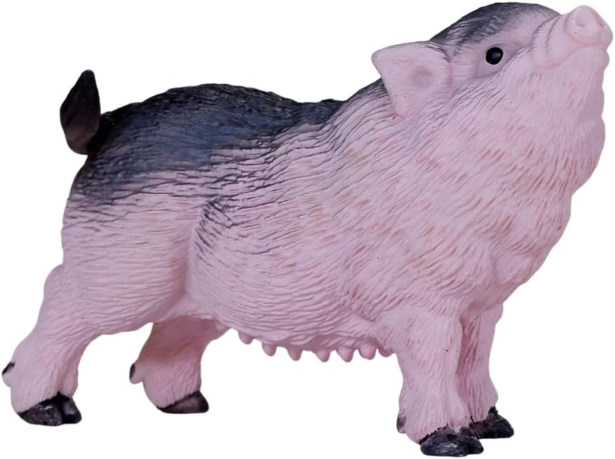 MOJO – Pot Bellied Piglet | Hand-Painted Toy Figure | Farm Animals Collection | True to Life & Highly Detailed | Designed in UK