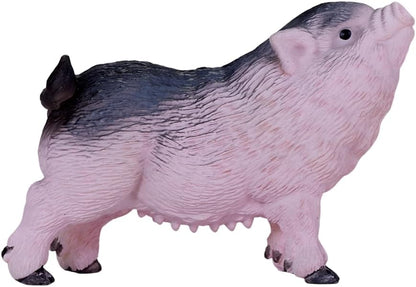 MOJO – Pot Bellied Piglet | Hand-Painted Toy Figure | Farm Animals Collection | True to Life & Highly Detailed | Designed in UK
