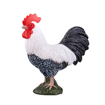 MOJO Cockerel Chicken Farm Animal Model Toy Figure