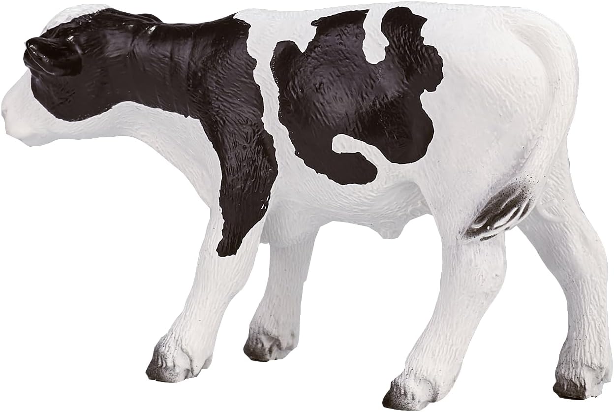 MOJO Holstein Calf standing Farm Animal Model Toy Figure