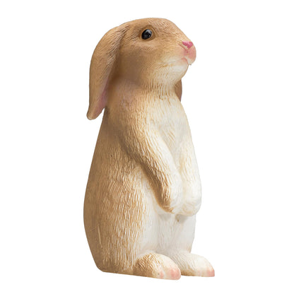 MOJO Figur sitzender Hase | handbemalte Spielfigur | Farmland-Kollektion | naturgetreu & sehr detailliert | Entworfen in Großbritannien